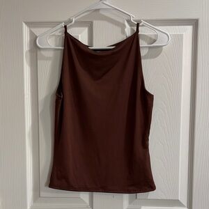Chic Brown Camisole Top
